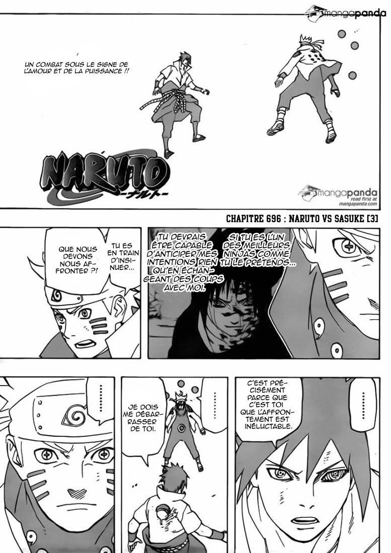 Lecture en ligne Naruto 696 page 2